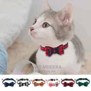 Festive Plaid Breakaway Collar With Removeable Bow Bell - thumbnail 2
