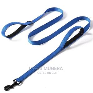 Urbadog Traffic Dual-Handle Reflective Dog Leash, Blue With - thumbnail 2