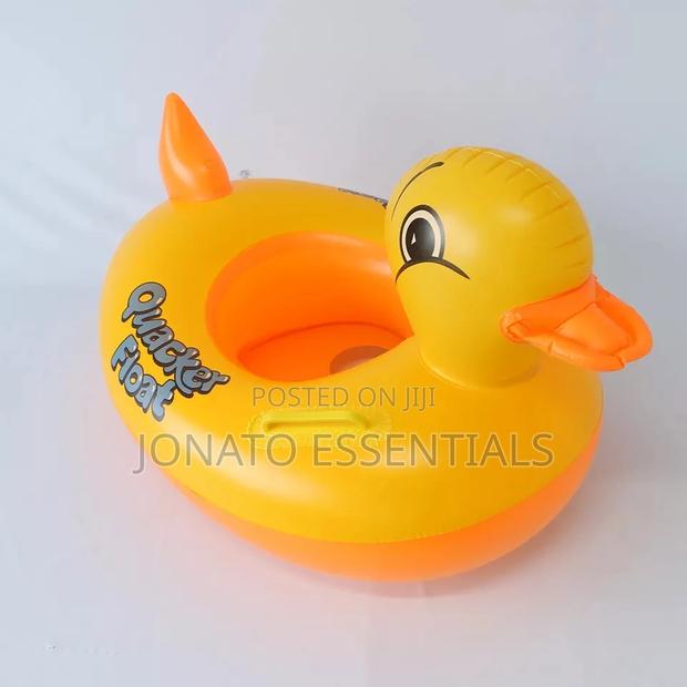 Inflatable Duck Swim Ring – Baby Kids Floating Tube