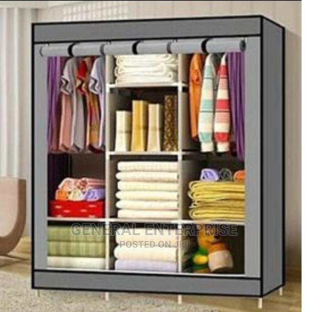 3 Column Portable Wardrobe. - main view