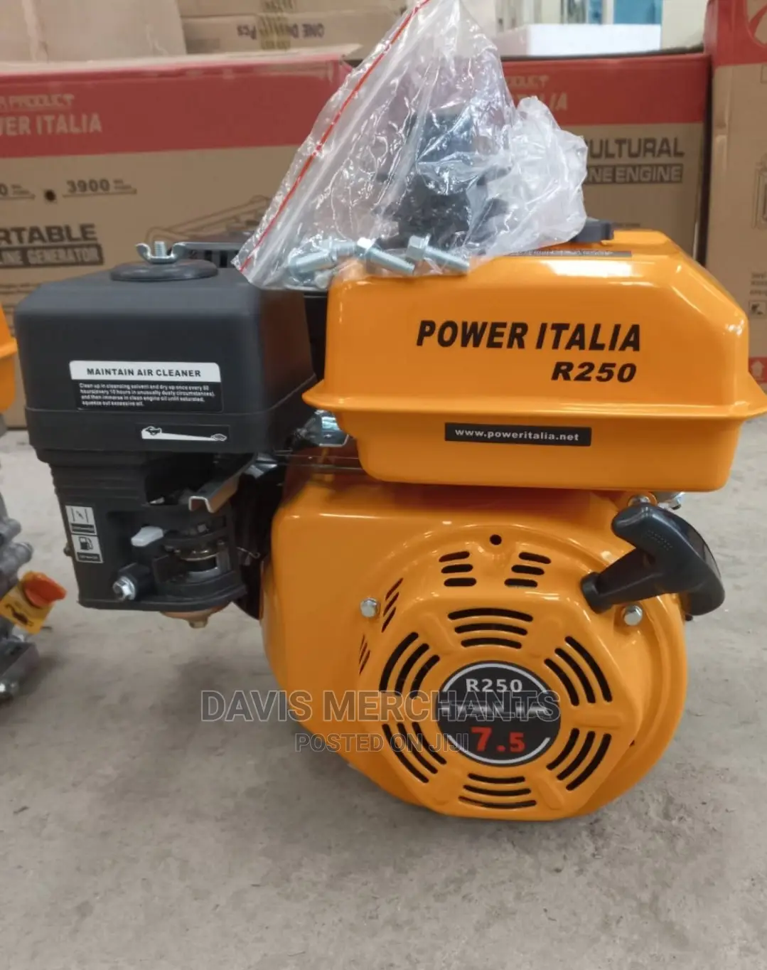 Engine With 7.5hp Make Power Italia