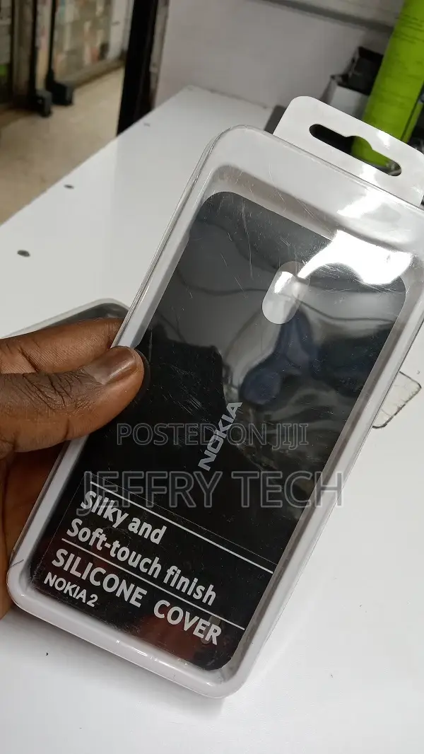 Black TPU Silicone Protection Case Cover for Nokia 2