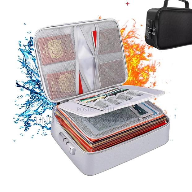 High Quality Fireproof and Waterproof File Storage Bag - thumbnail 5