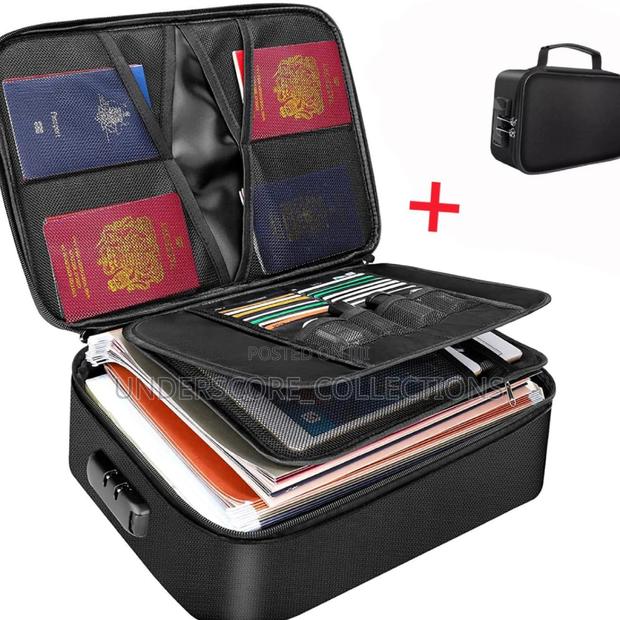 High Quality Fireproof and Waterproof File Storage Bag - thumbnail 6