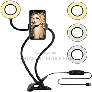 Flexible Tripod Selfie Ring Light Mobile Phone Holder
