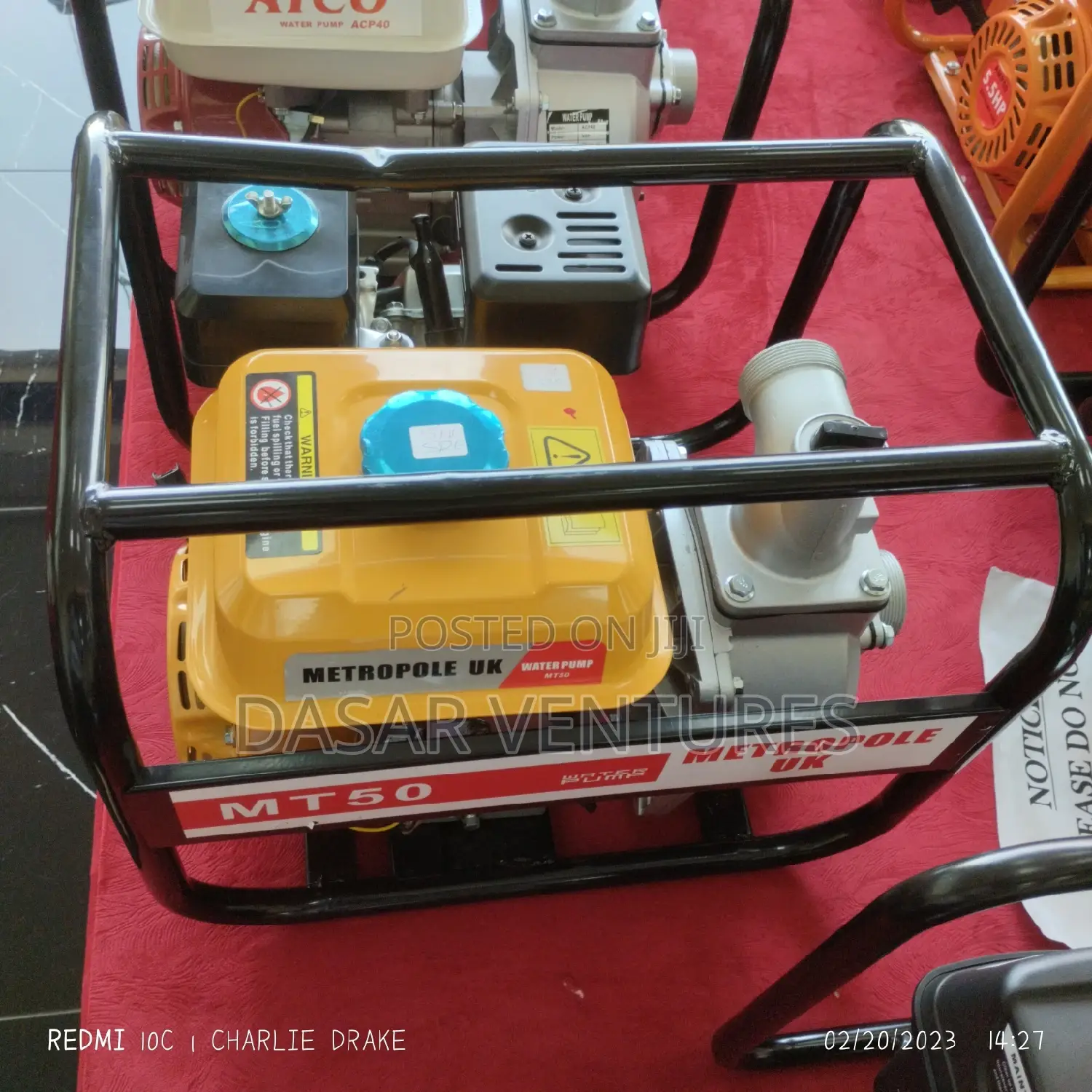 Water Pump Machine. Uk