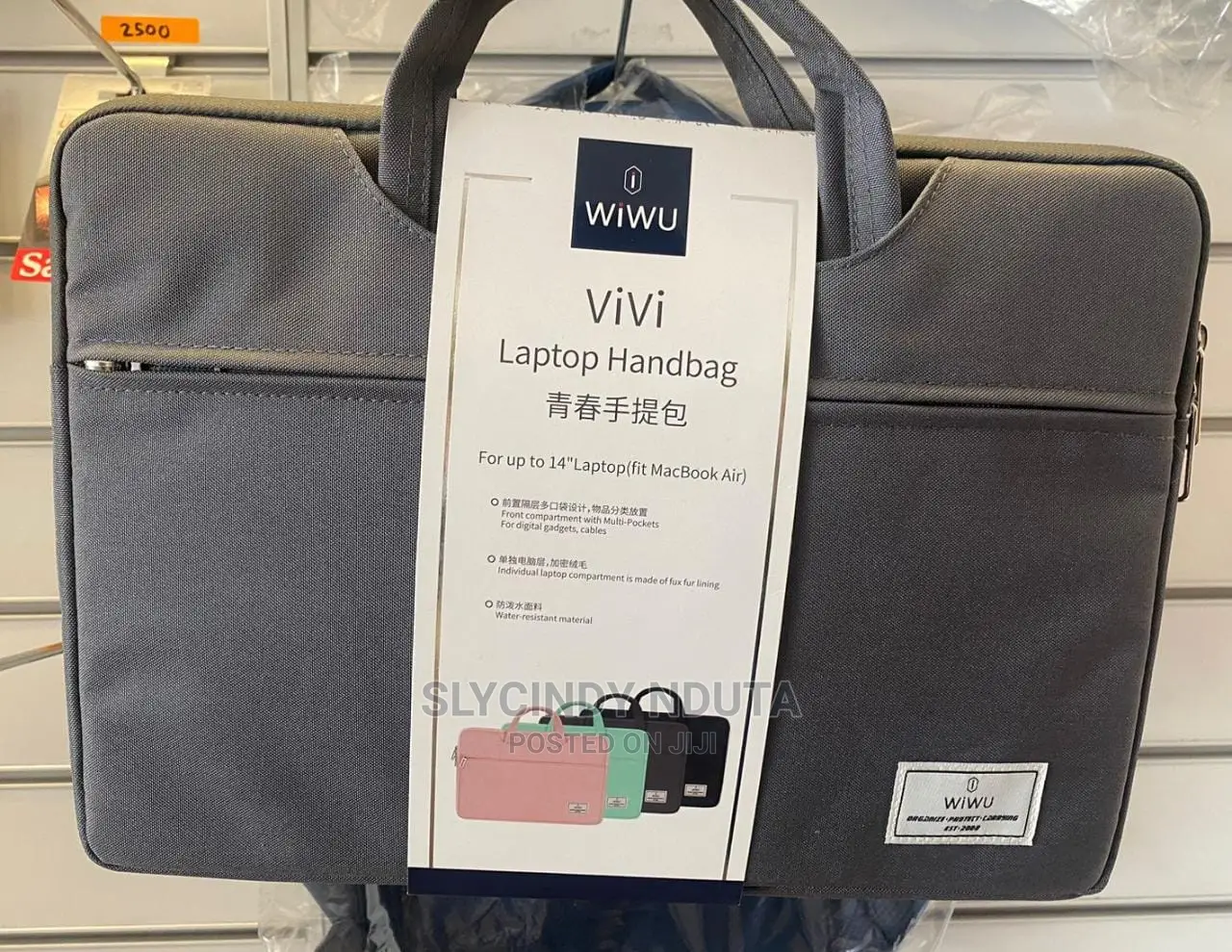 Wiwu Vivi Laptop Handbag 14"(Gray)