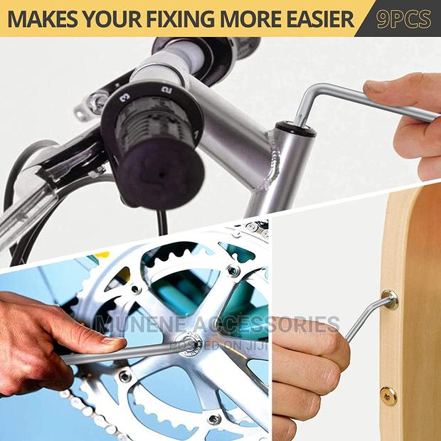 9PC Piece TORKS Allen Wrench Hex Key Set Metric - thumbnail 4