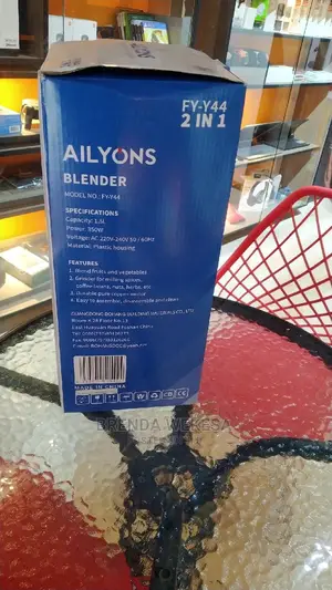 Ailyons Fy-Y44 2-in-1 Blender Grinding Machine 1.5l