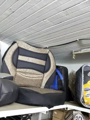 Black Baije 5 Seater Car Heavy Fabric Seat Cover