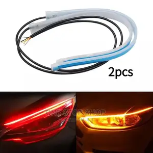 2pcs Led Headlight Drl Light Strips