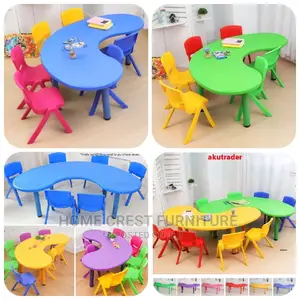 Bean Shape Kindergarten Tables