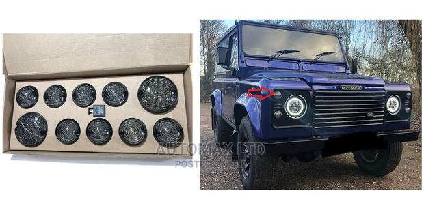 Smoked Led Lights Upgrade Kit : For Landrover Defender 90