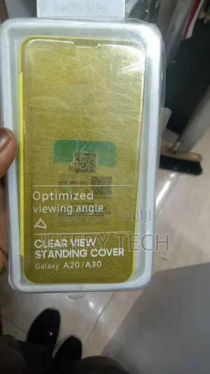 Flip Case Samsung A20 A30 Clear View Standing Coverori