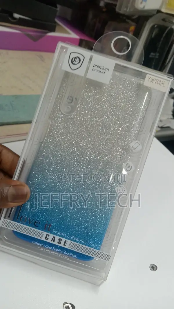 Glitter Case for Huawei Y9 Prime 2019 Soft TPU Bumper Cushio