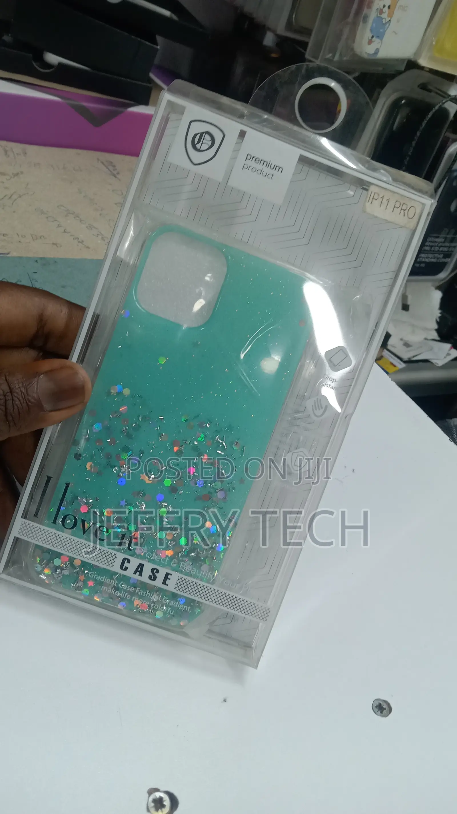 Cover for Apple iPhone 11 Pro Bling Glitter