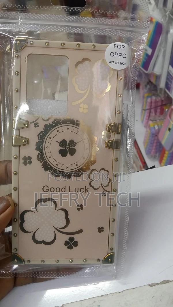 Oppo A77 Cover Luxury Square Soft TPU Protective Case With P