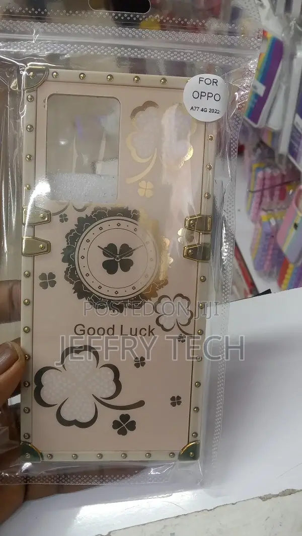Oppo A77 Cover Luxury Square Soft TPU Protective Case With P