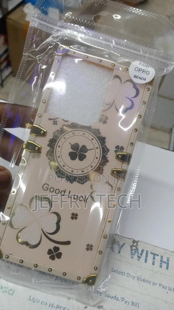 Oppo Reno 8 Cover Luxury Square Soft TPU Protective Case Wit - thumbnail 2