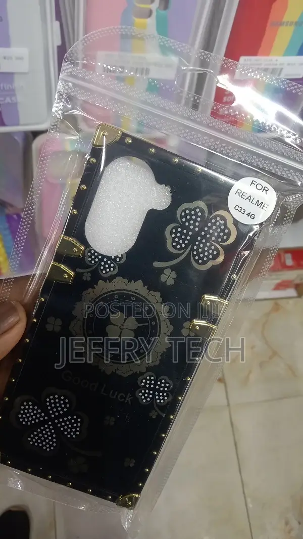 Phone Case Realme C33 4G Soft Love Bling Glitter Full Protec