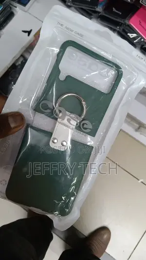 Samsung Galaxy Z Flip 4 Phone Case With Ring, Silicone Flip