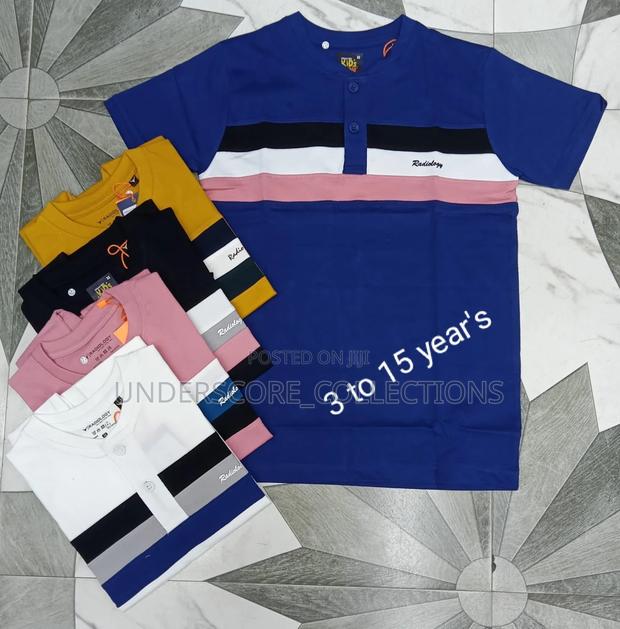 High-End Kids Heavy Cotton Tshirts - thumbnail 3