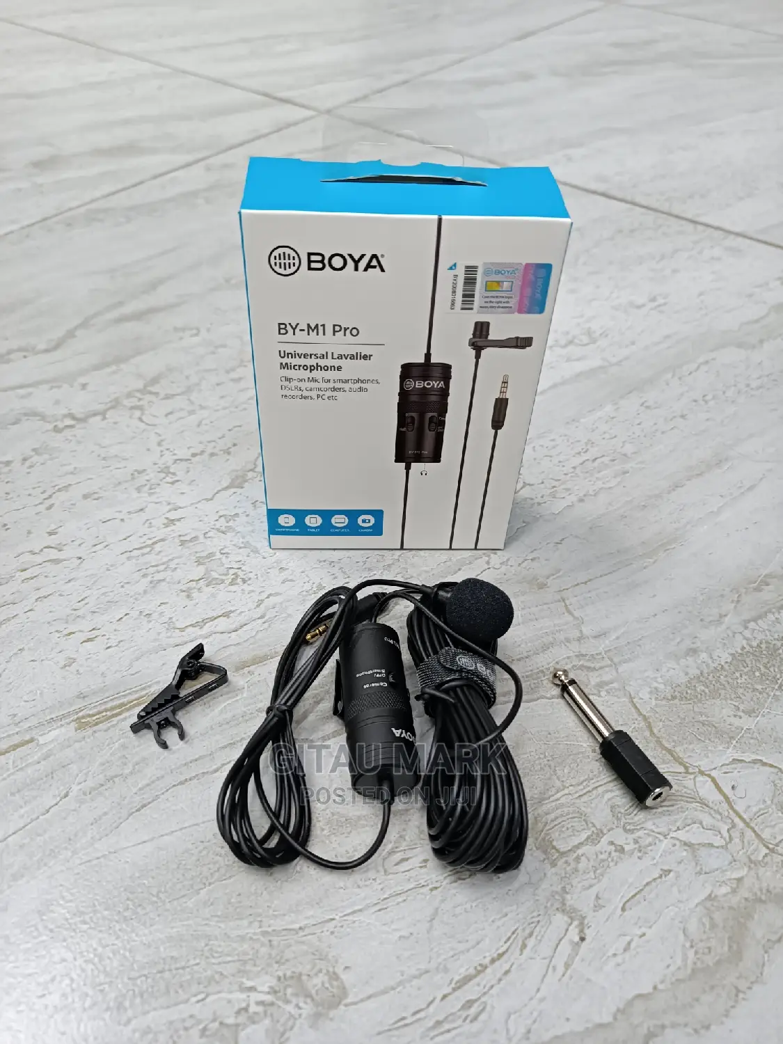 BOYA BY-M1-PRO Universal Omnidirectional Lavalier Microphone