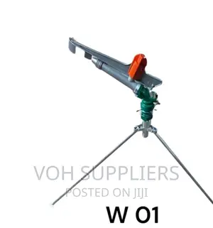 High Pressured 360°Rain Gun Sprinkler With Stand
