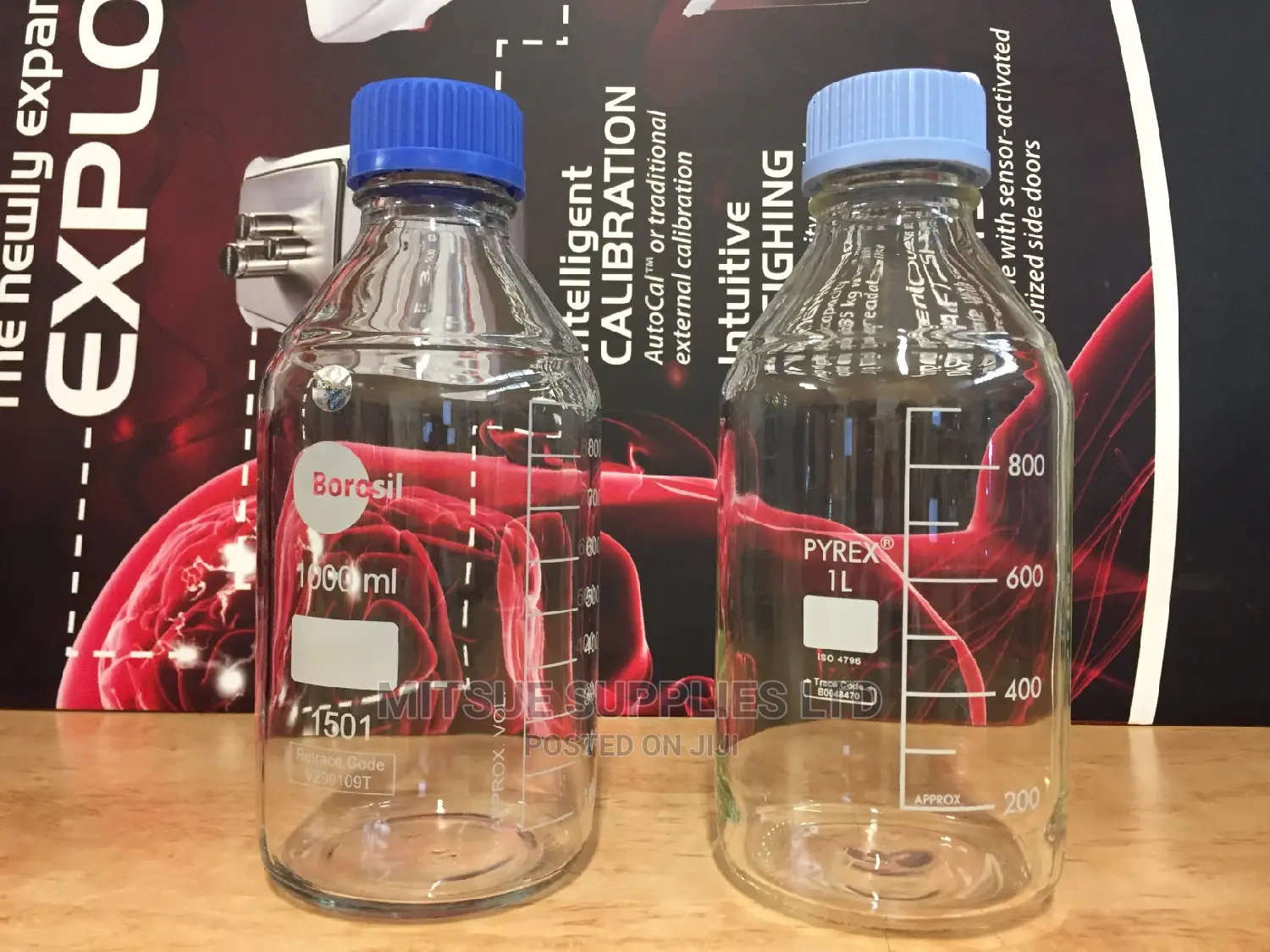 Pair of Media Culture Bottle 1000ml ( Griffchem)