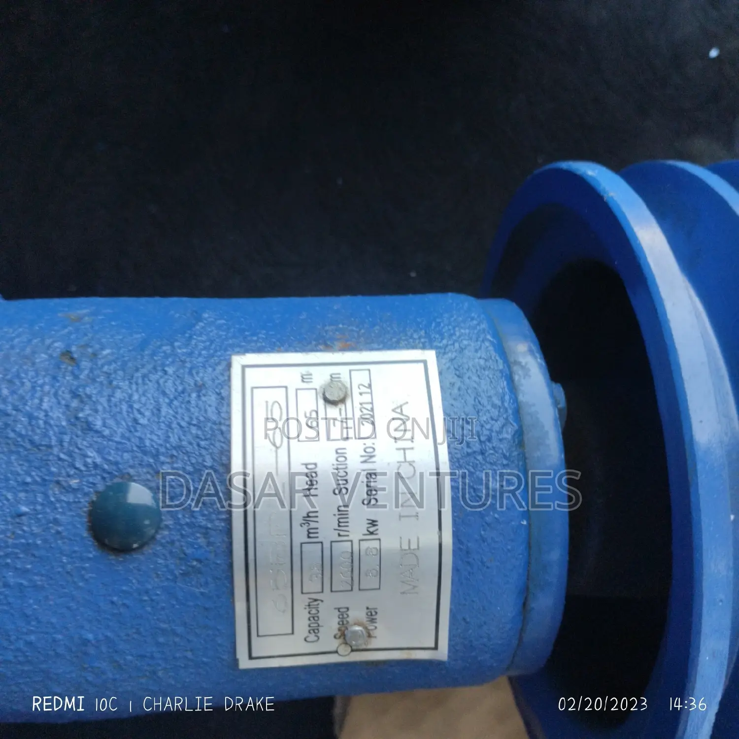 Bare Pump Machine 2.5" 65m