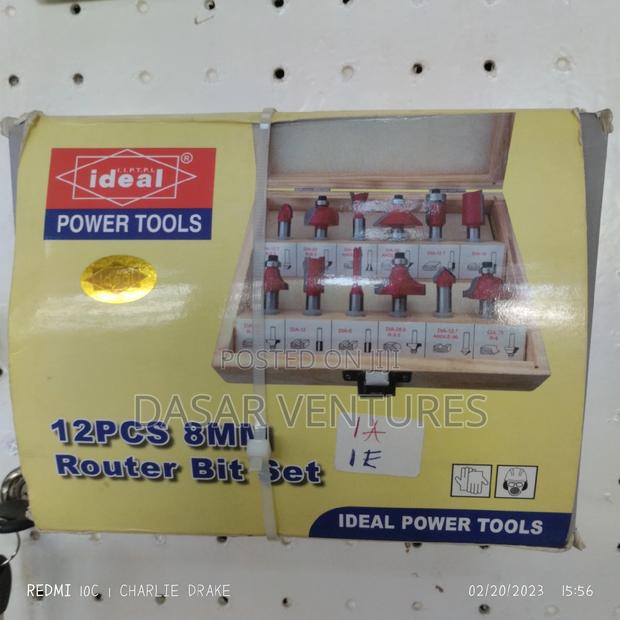 Router Bit 12pc Set