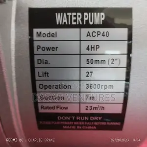 Aico 2" Petrol Water Pump