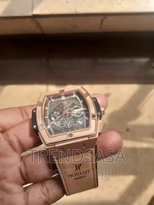 Hublot Spirit of Big Bang King Gold Brown Leather Straps