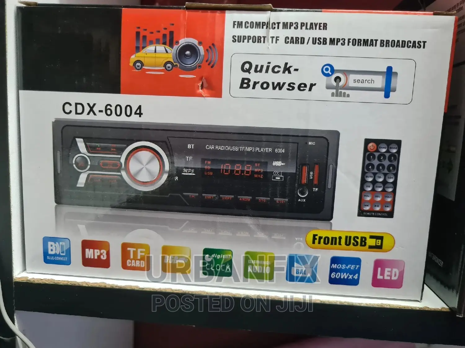 Xplode Car Radio With Bluetooth, Fm, Usb, Aux