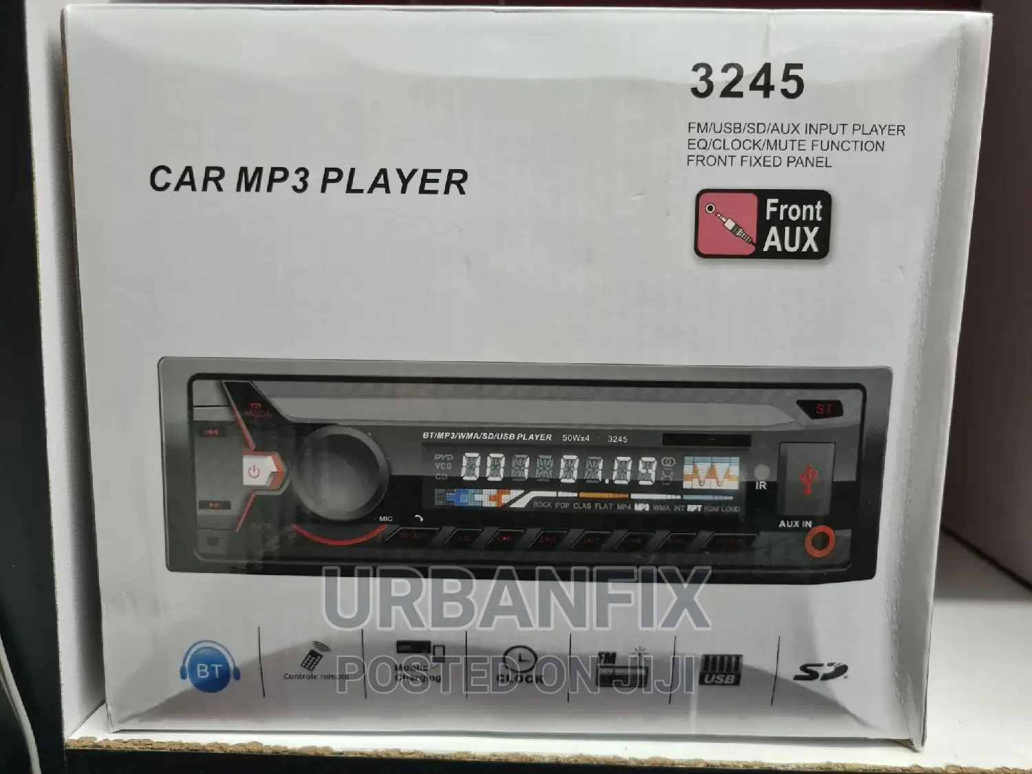 Bluetooth Car Mp3 Player With Removable Face