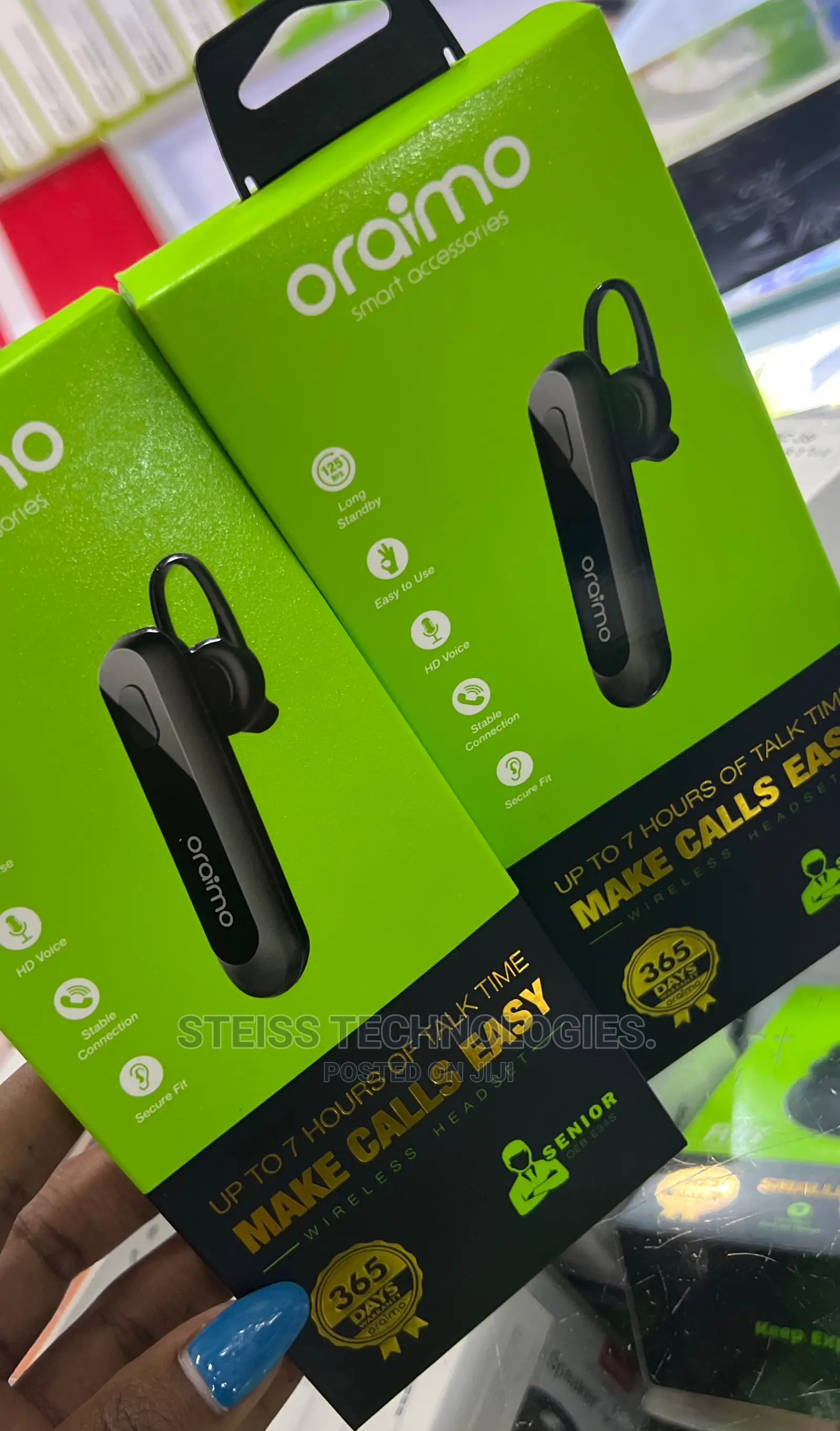 Oraimo Single Wireless Earphone.
