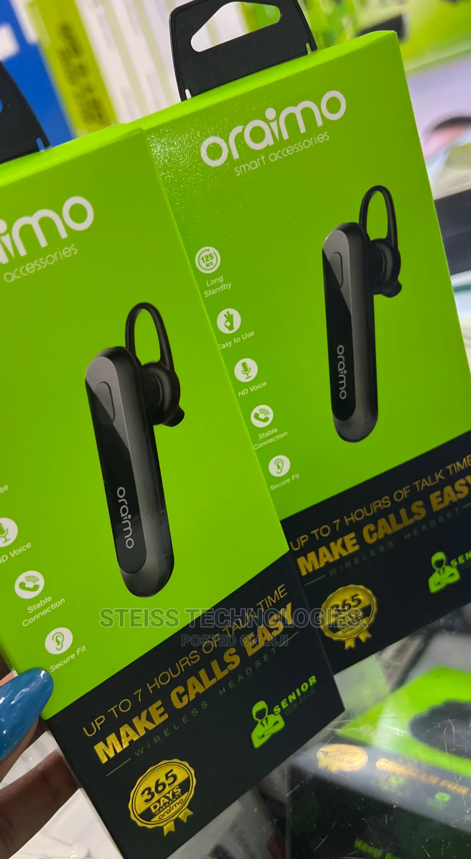 Oraimo Single Wireless Earphone.