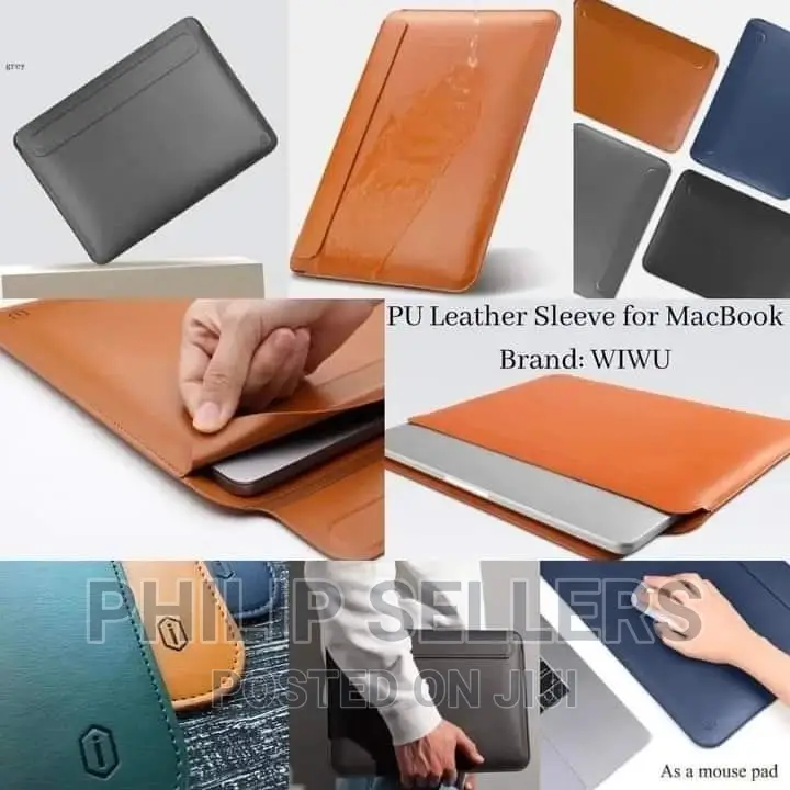 PU Leather Sleeve for Macbook: Available Inch Up to 16.2inch
