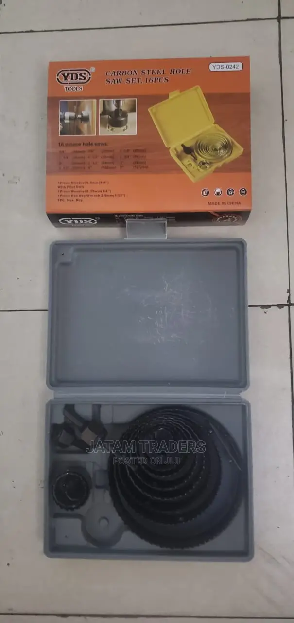 Steel Hole Saw Set of 16pcs