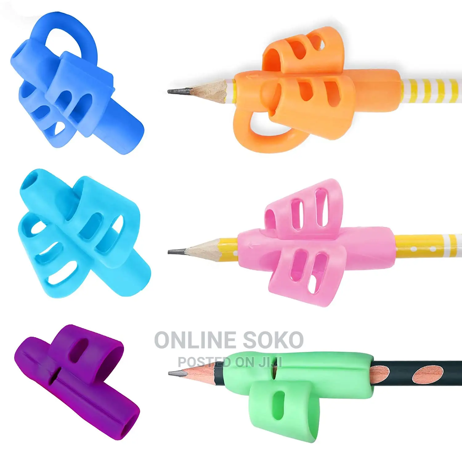 Kids Handwriting Tool Assistant Pencil Grip Set - 3 PCS
