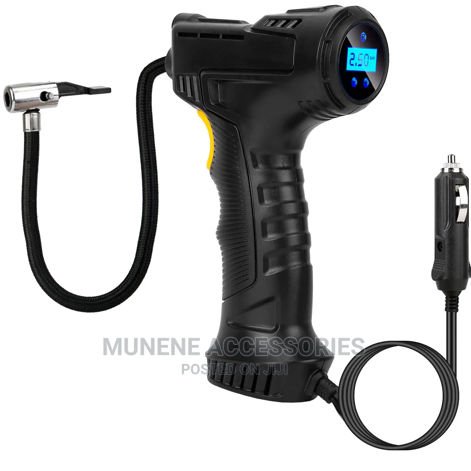 150PSI Digital Handheld Car Air Pump Tire Inflator Compresso