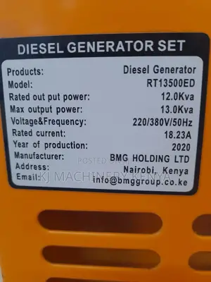 12/13kva Power Generator on OFFER! 