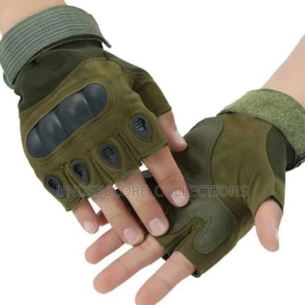 Executive Military/Tactical Fingerless Gloves - main view