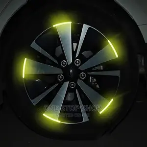 Luminous Reflective Tire Stickers for Cars or Motorbikes