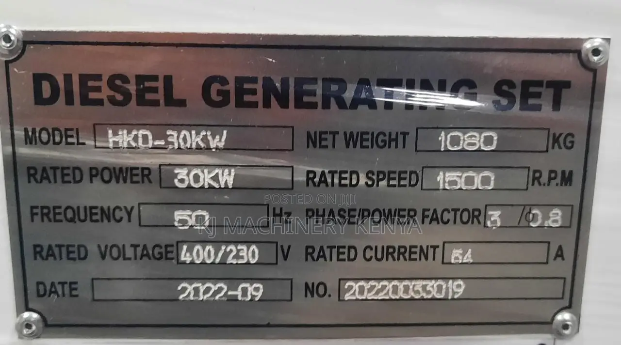 37.5kva Automatic Generator on OFFER