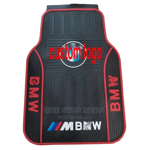 BMW Latex Branded Car Black Mats