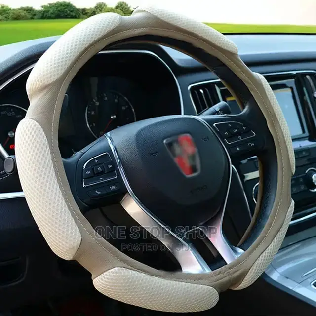 Baije Nonslip Spongy Steering Wheel Cover Universal Fit