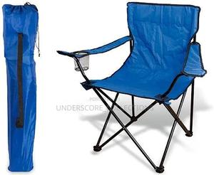 Foldable Camping Chair With Cup Holder Pouch - main view