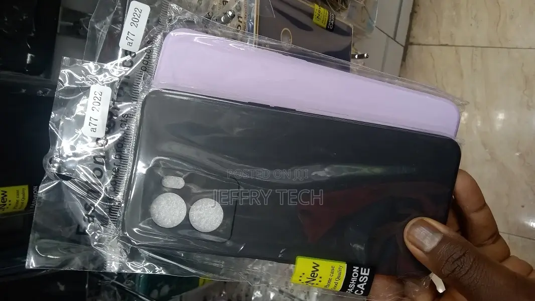 Soft Silicone Back Cover Case Oppo 5G / Oppo A77 / Oppo