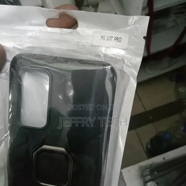 Metal Ring Stand Rugged Cover Case for Xiaomi Mi 10T Pro